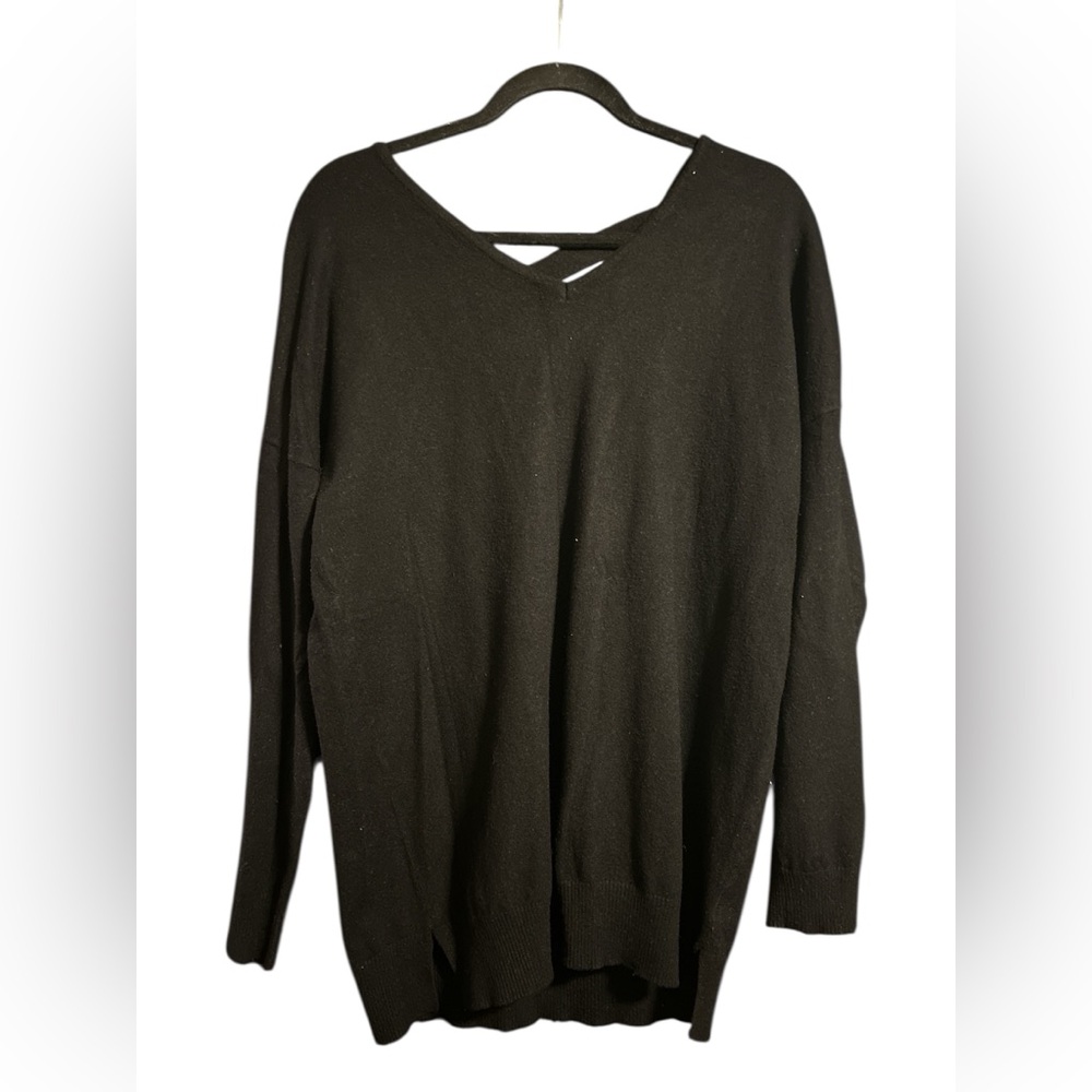 Sophisticated Black Knit Women's Top